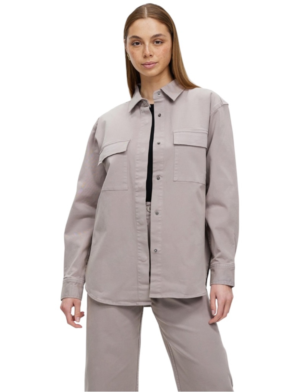 Assembly Label Hana Twill Utility Overshirt